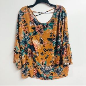 Ava & Viv Floral Blouse sz 2X✨